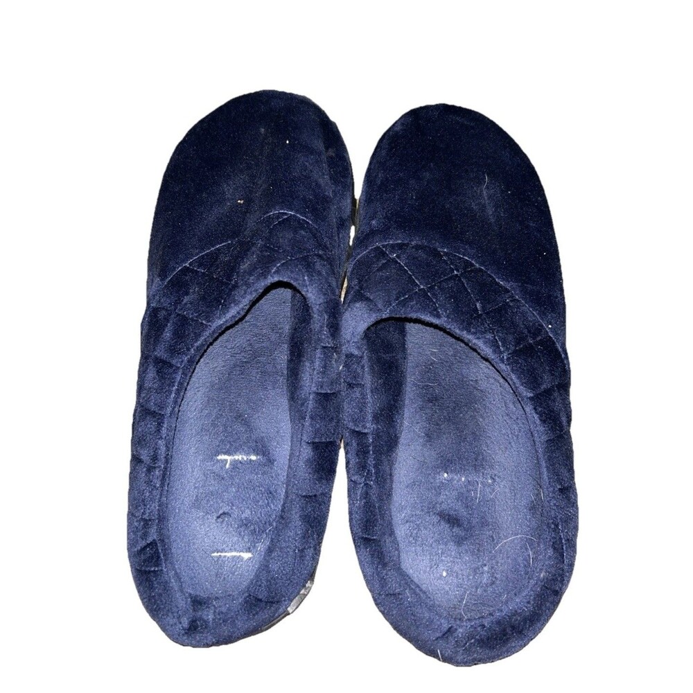 Dearfoam Blue Large Comfy House Shoes